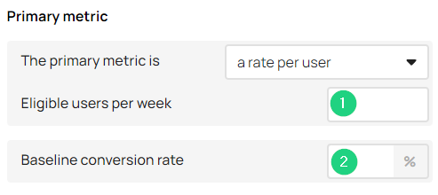 specifying a binomial baseline