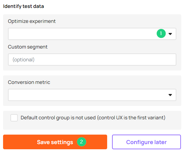 identify the test data