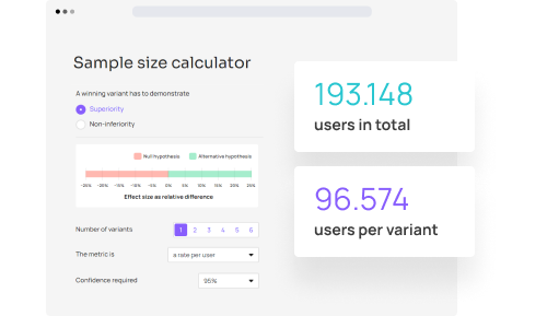 Sample size calculator video demo
